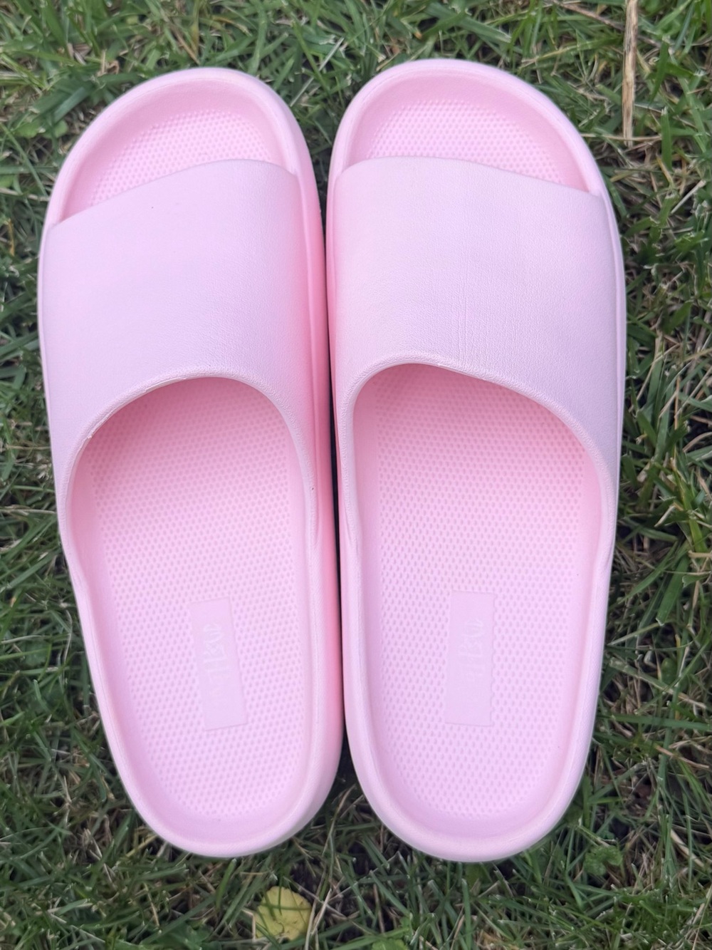 Mad Love Pink Slide Sandals